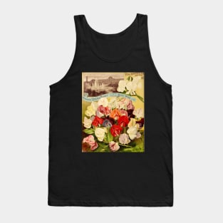 Sweet Peas Vintage Poster Tank Top